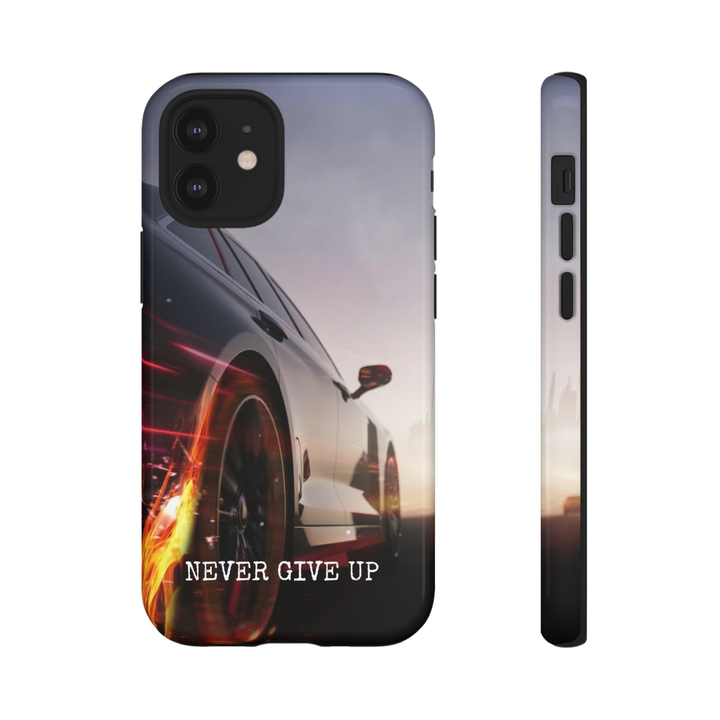 Never Give Up v2: Tough Case for iPhone, Samsung Galaxy and Google Pixel