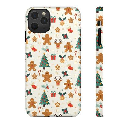 Gingerbread Holidays: Xmas-themed phone case for iPhone, Samsung and Google Pixel