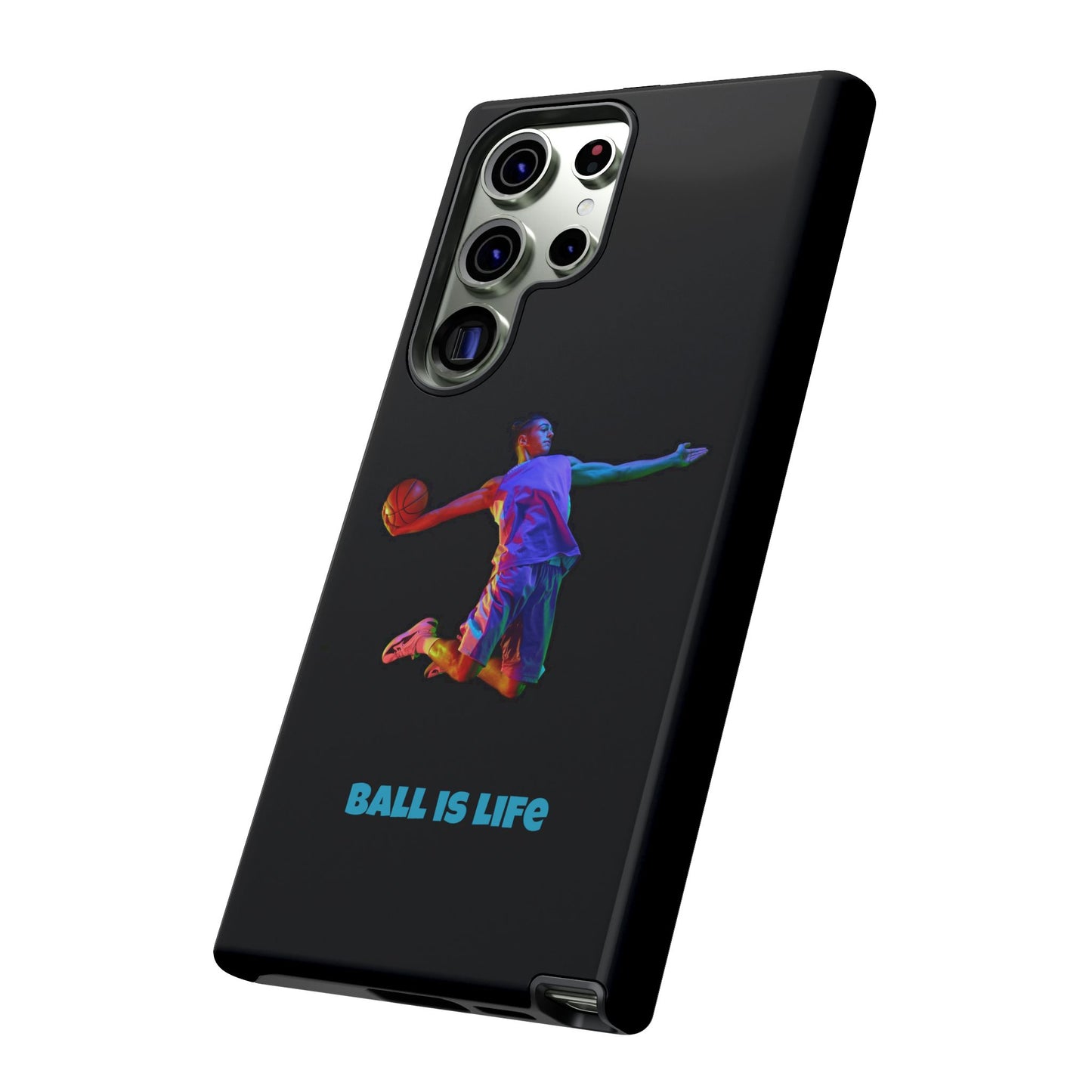 Ball is Life: Basketball Inspired Phone Case for iPhone, Samsung Galaxy and Pixel Devices