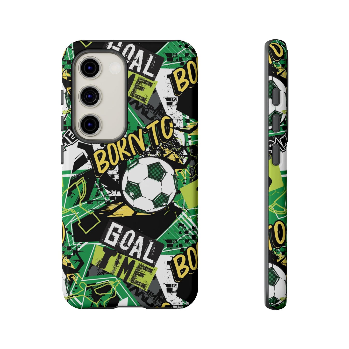 Born to Goal: Football-inspired phone case for iPhone and Samsung Galaxy