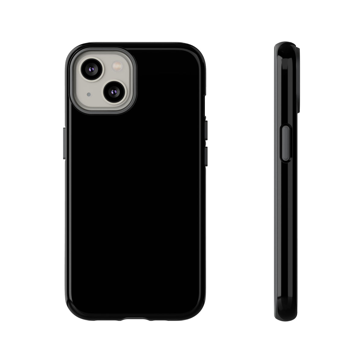 Space Black: Pure black phone case for iPhone, Samsung Galaxy and Google Pixel devices