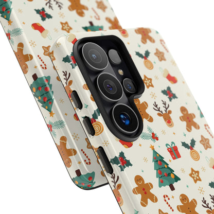 Gingerbread Holidays: Xmas-themed phone case for iPhone, Samsung and Google Pixel
