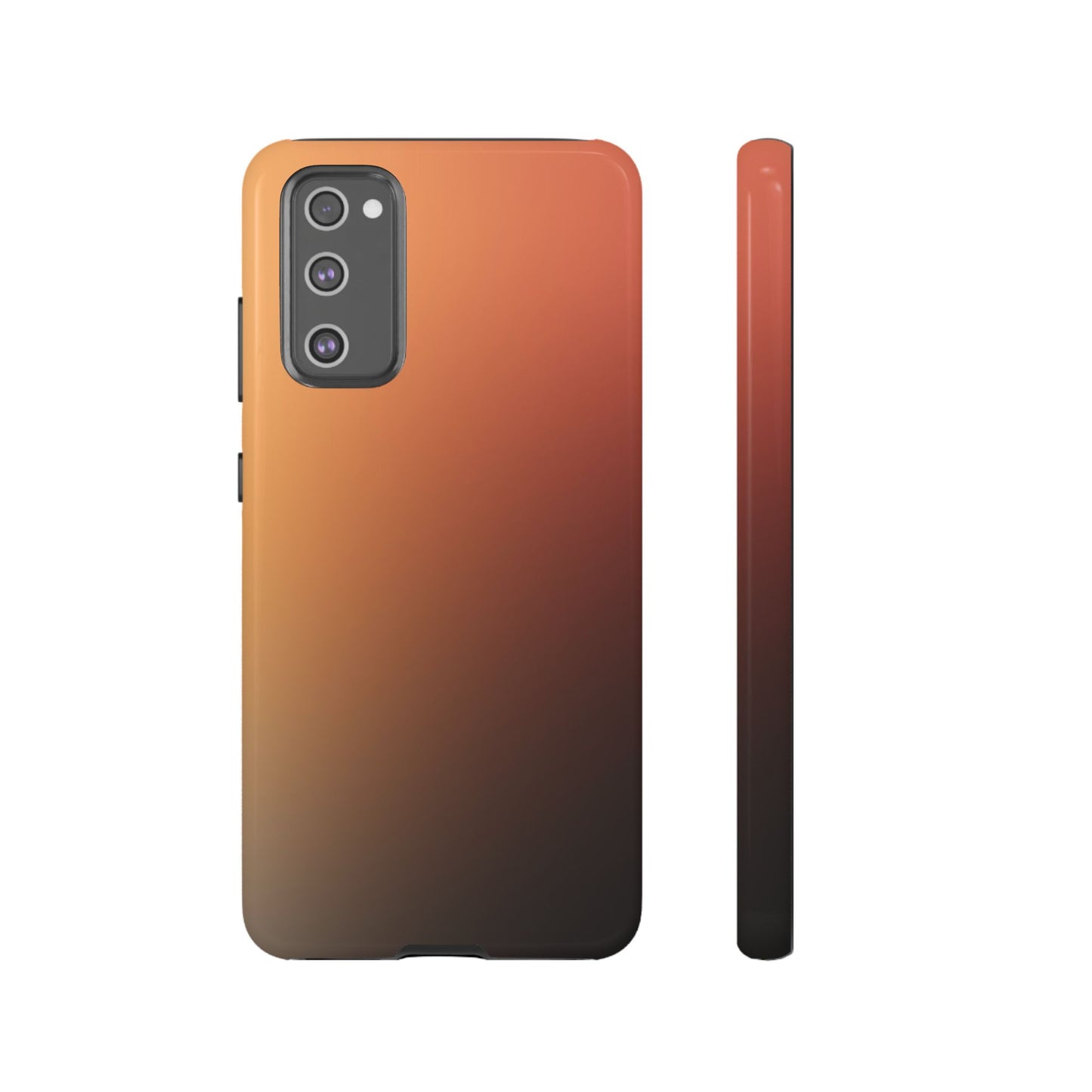 Midnight Peach: Luxury Phone Case for Samsung Galaxy Phones