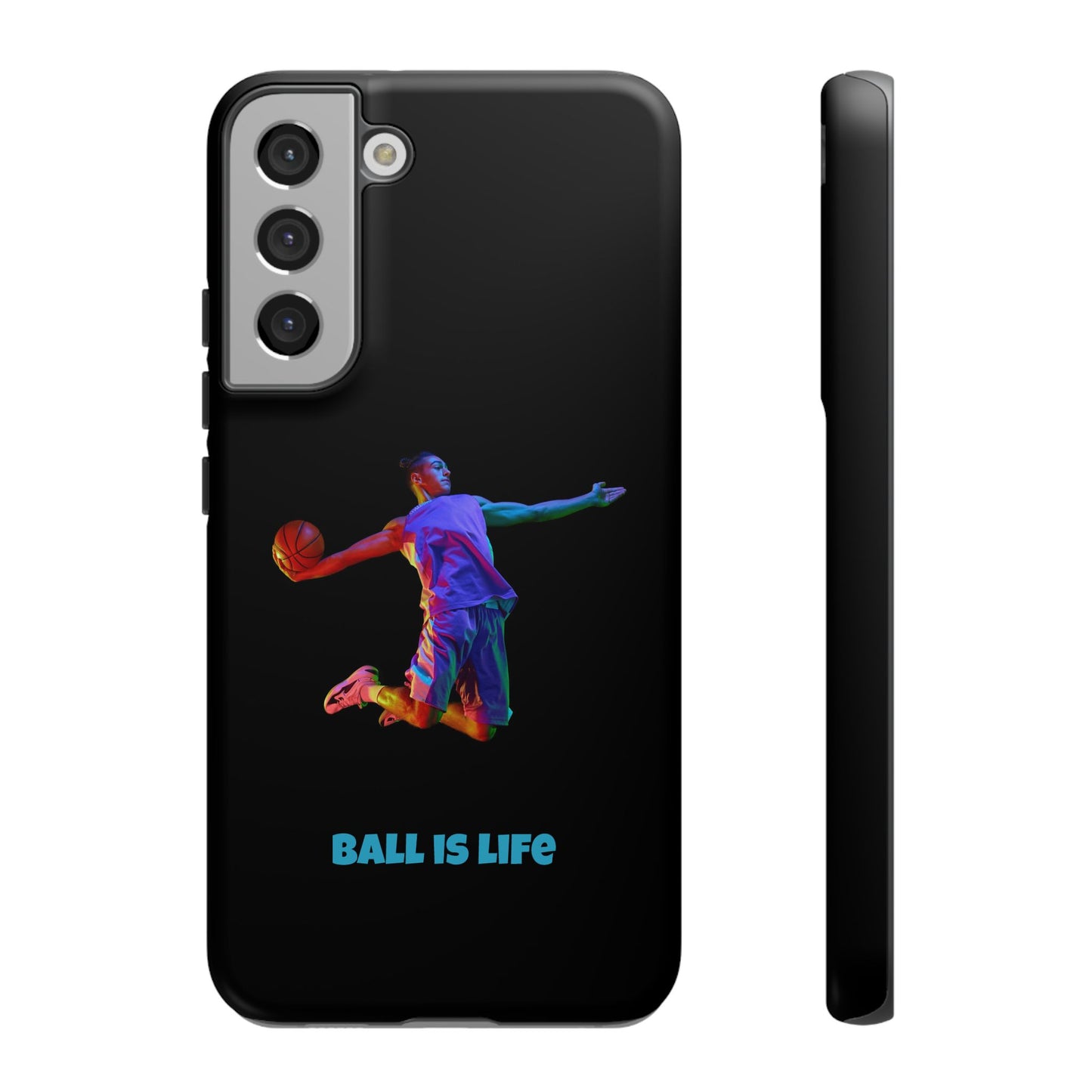 Ball is Life: Basketball Inspired Phone Case for iPhone, Samsung Galaxy and Pixel Devices