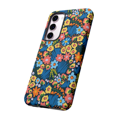 Bloom Burst: Color and Joy Themed Phone Case for iPhone, Samsung Galaxy and Google Pixel devices