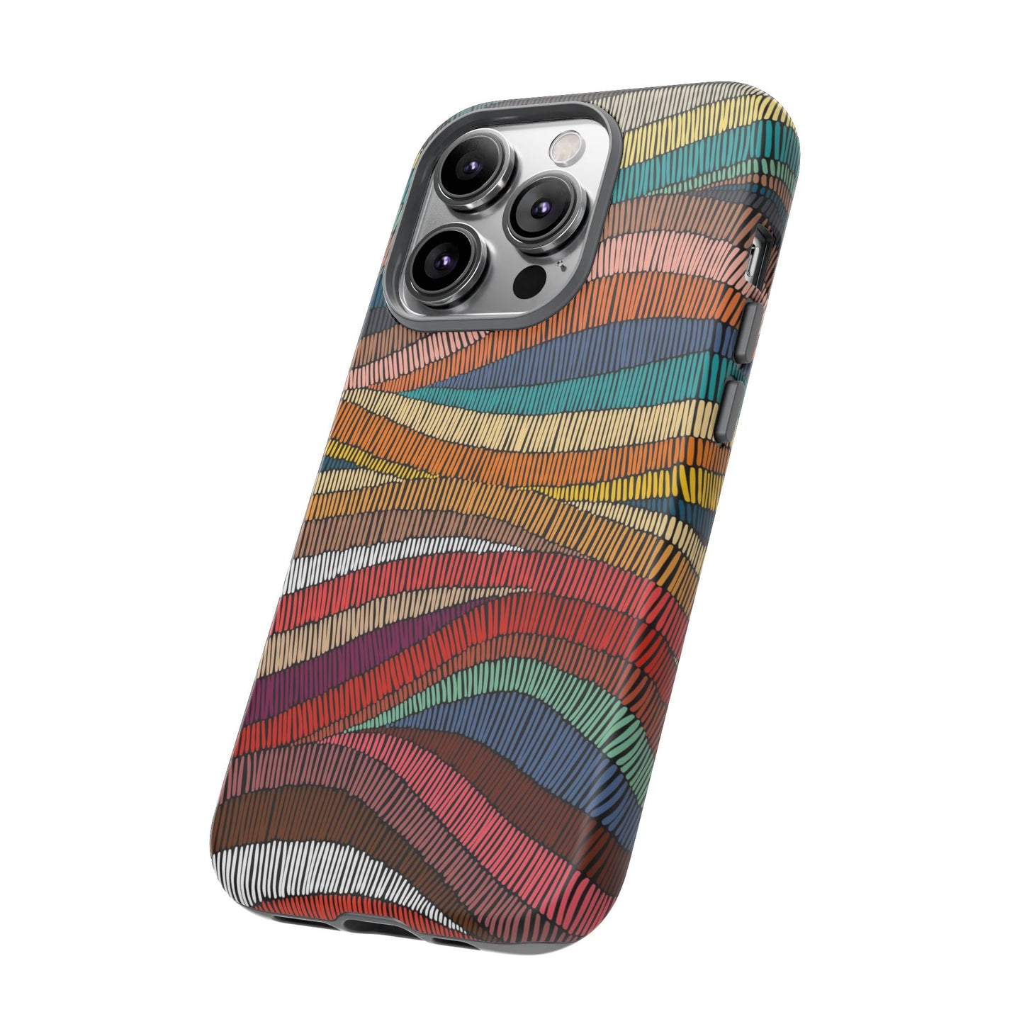 Threaded Harmony: Tapestry-inspired Phone Case for iPhone, Samsung Galaxy and Google Pixel devices