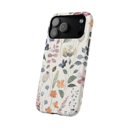 Floral prints phone case for iPhone (MagSafe version)