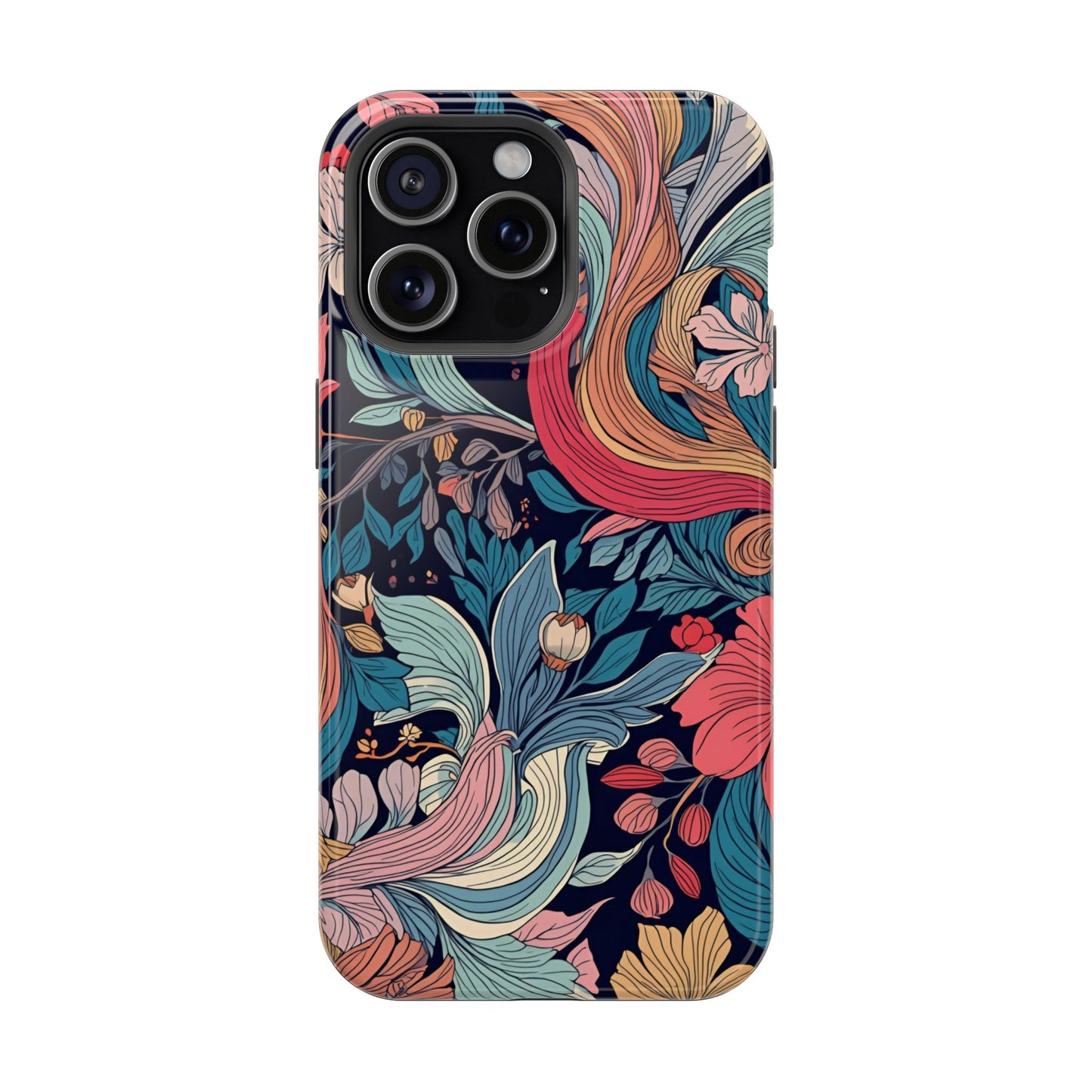 Floral Charm (MagSafe version): Fashion Phone Case for iPhone
