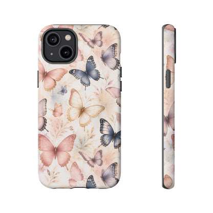 Butterfly Pastels Phone Case: Tough Case for iPhone and Samsung Galaxy devices