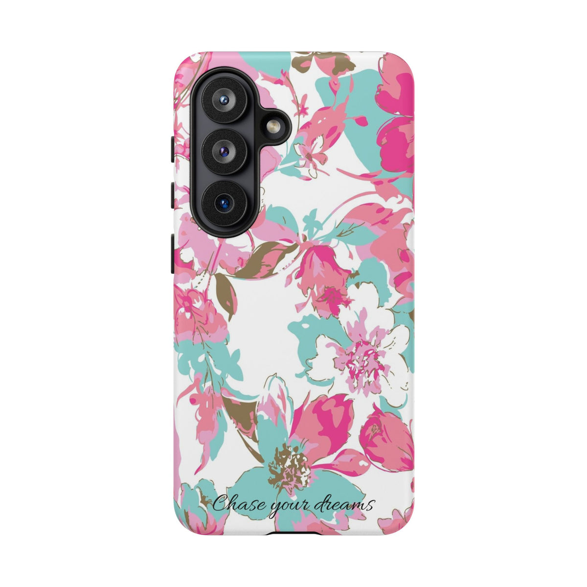 Chase your dreams: Artistic and elegant phone case for Apple iPhone, Samsung Galaxy and Pixel devices