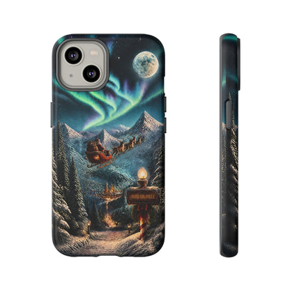 Santa Claus North Pole Adventure: Christmas Themed Phone Case for iPhone, Samsung Galaxy and Google Pixel devices