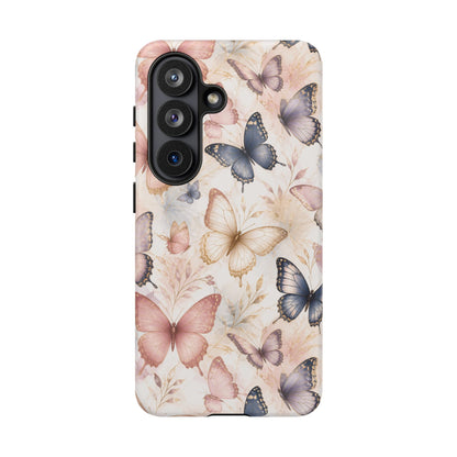 Butterfly Pastels Phone Case: Tough Case for iPhone and Samsung Galaxy devices