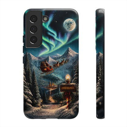 Santa Claus North Pole Adventure: Christmas Themed Phone Case for iPhone, Samsung Galaxy and Google Pixel devices
