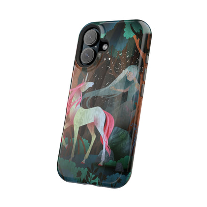 Fairy & Unicorn: Enchanted MagSafe Phone Case for iPhone