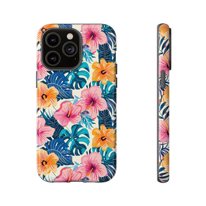Hibiscus Bloom: Cute Floral Phone Case for iPhone, Samsung and Google Pixel