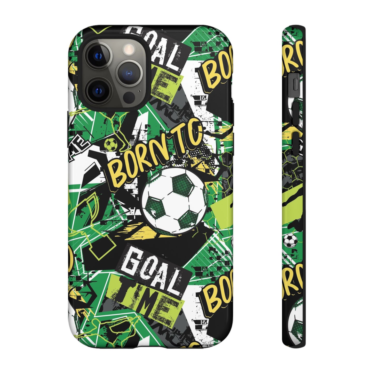 Born to Goal: Football-inspired phone case for iPhone and Samsung Galaxy