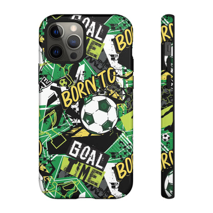 Born to Goal: Football-inspired phone case for iPhone and Samsung Galaxy