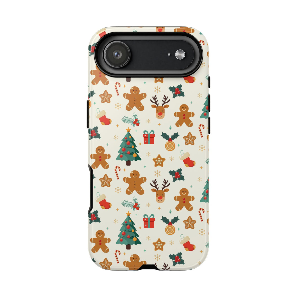 Gingerbread Holidays: Xmas-themed phone case for iPhone, Samsung and Google Pixel