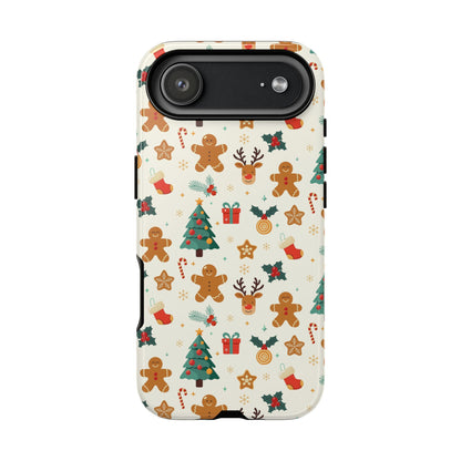 Gingerbread Holidays: Xmas-themed phone case for iPhone, Samsung and Google Pixel