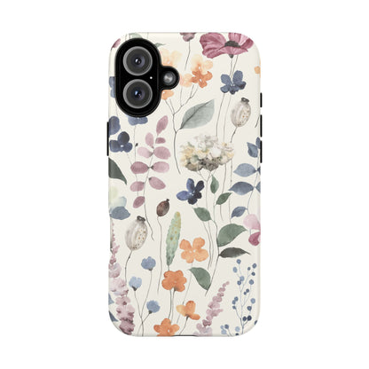Floral Prints Phone Case for iPhone, Samsung Galaxy and Pixel devices