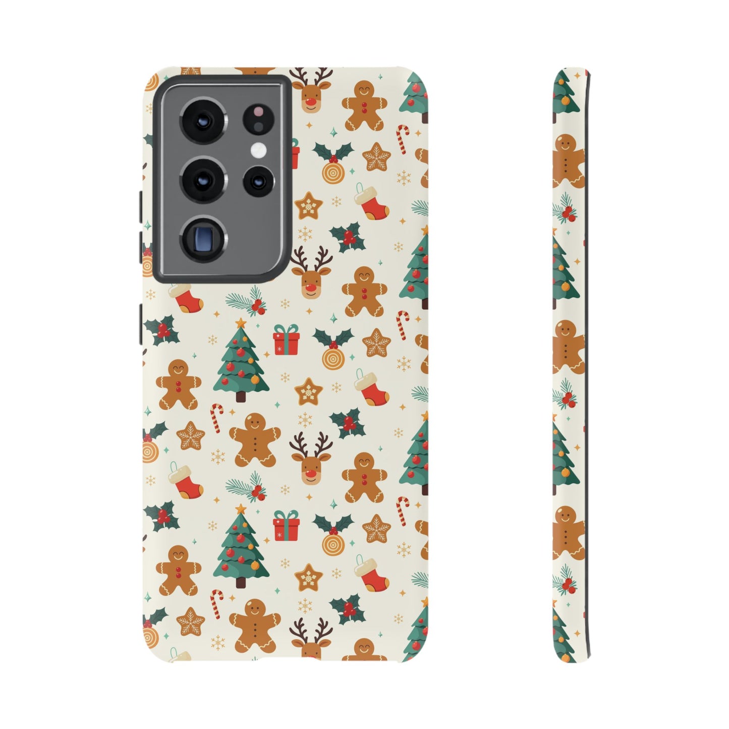 Gingerbread Holidays: Xmas-themed phone case for iPhone, Samsung and Google Pixel