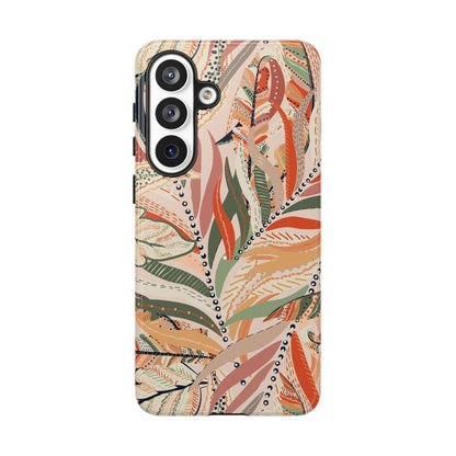 Terracotta Leaves Phone Case: Nature‑Inspired Art for iPhone, Samsung Galaxy and Google Pixel devices