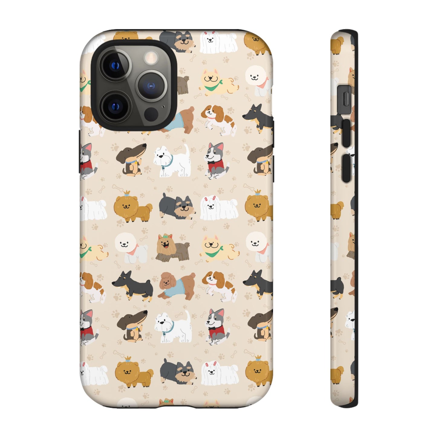 Cute Dogs: Tough Case for iPhone, Samsung Galaxy and Google Pixel devices