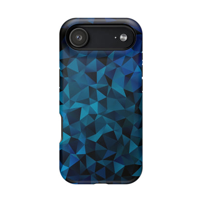Blue Diamonds (MagSafe version): Elegant phone case for iPhone