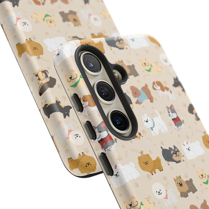 Cute Dogs: Tough Case for iPhone, Samsung Galaxy and Google Pixel devices