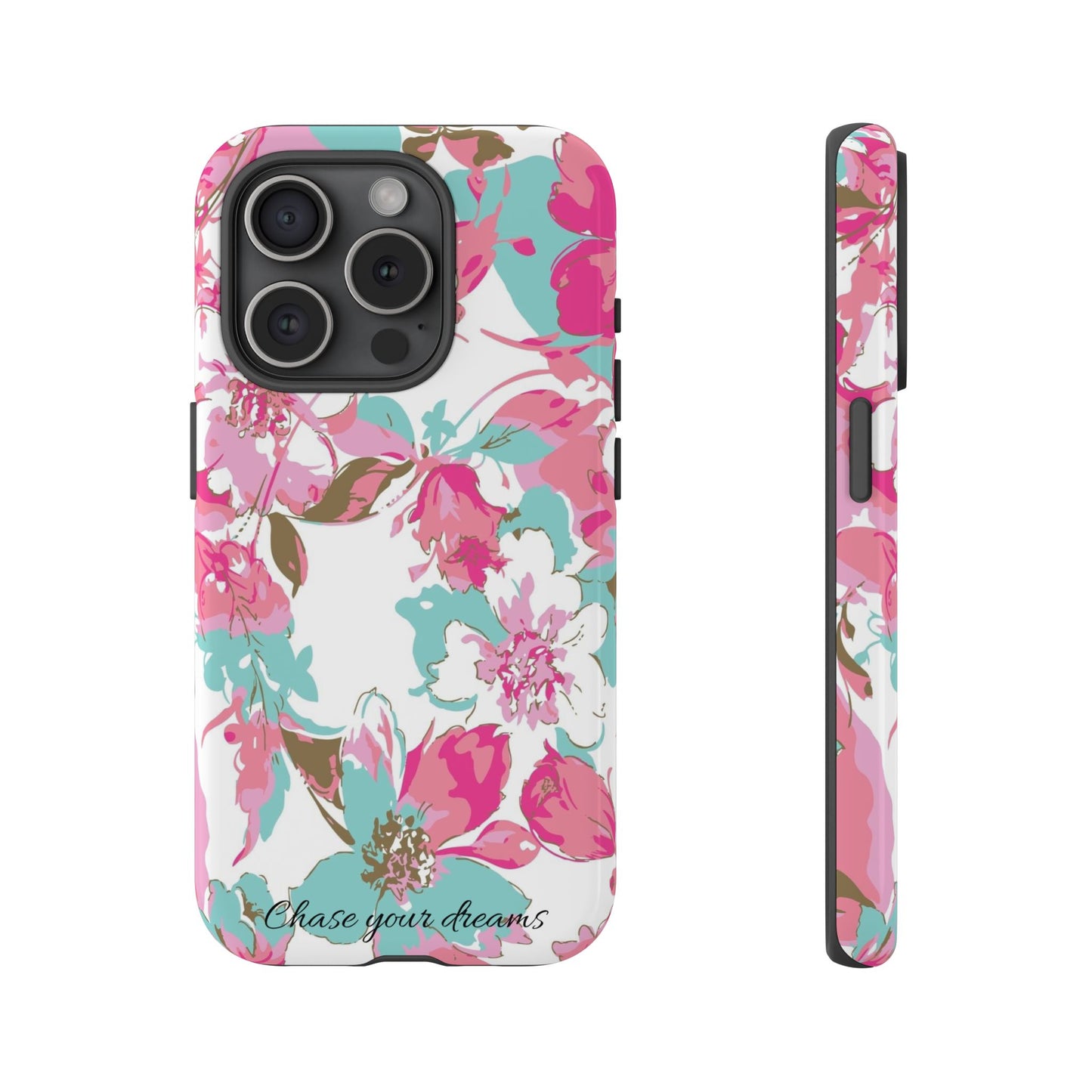 Chase your dreams: Artistic and elegant phone case for Apple iPhone, Samsung Galaxy and Pixel devices