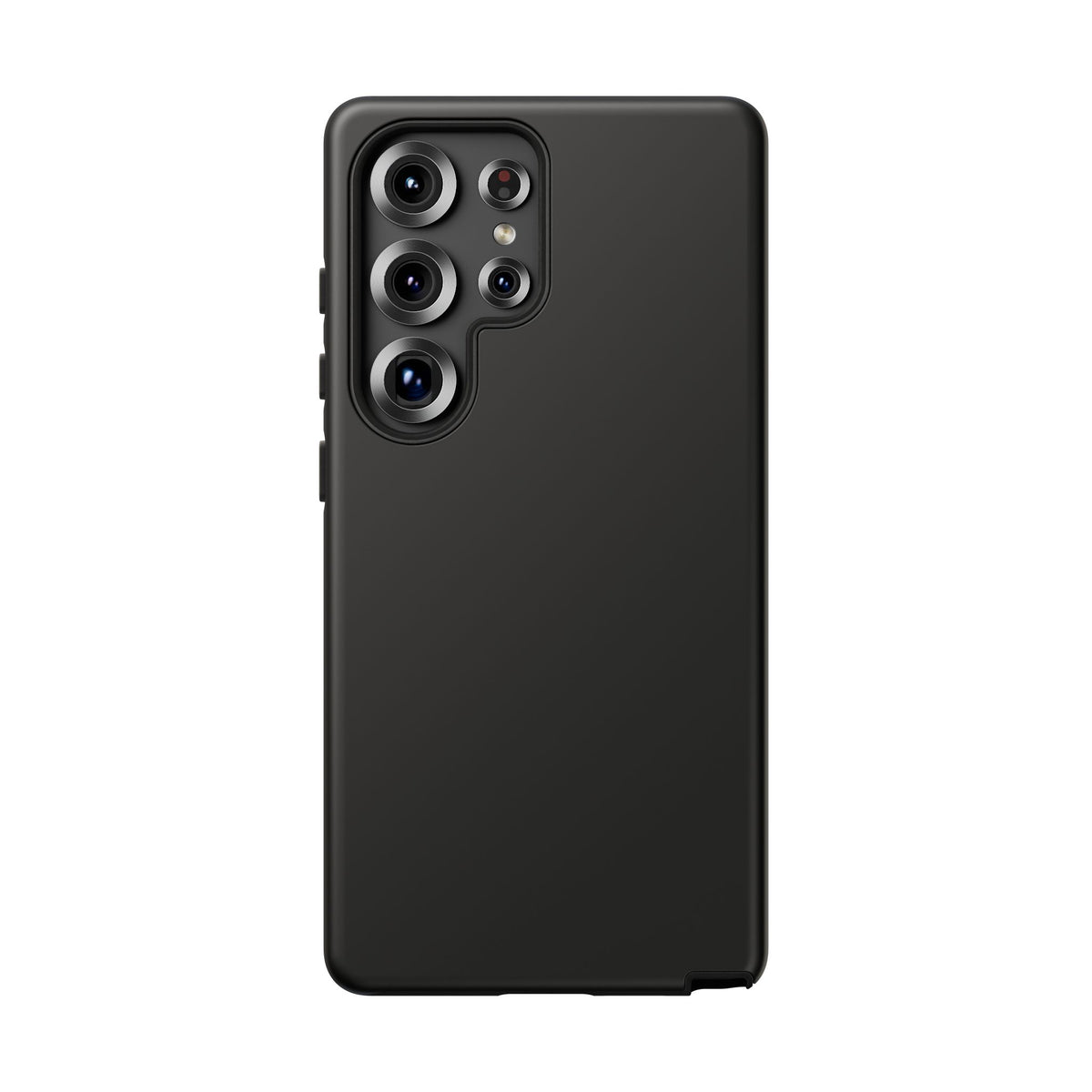 Space Black: Pure black phone case for iPhone, Samsung Galaxy and Google Pixel devices
