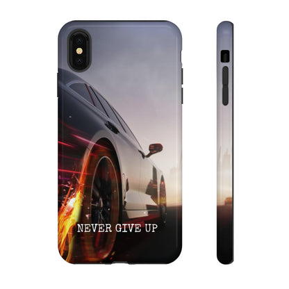 Never Give Up v2: Tough Case for iPhone, Samsung Galaxy and Google Pixel