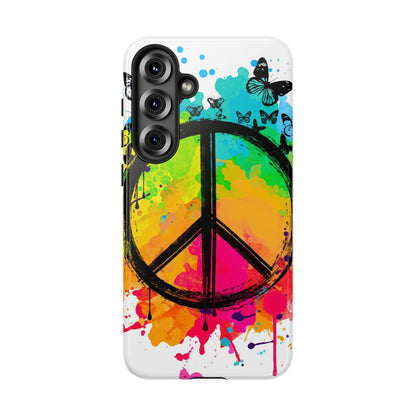 Peace Bloom: Inspiring Phone Case for iPhone and Samsung Galaxy