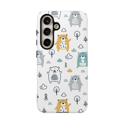 Bear Friends: Cute Phone Case for iPhone, Samsung Galaxy and Google Pixel devices