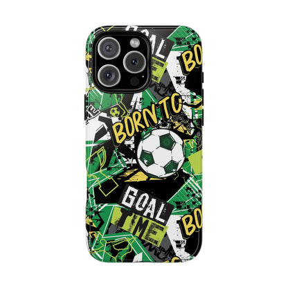 Born to Goal: Football-inspired phone case for iPhone and Samsung Galaxy