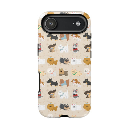 Cute Dogs: Tough Case for iPhone, Samsung Galaxy and Google Pixel devices