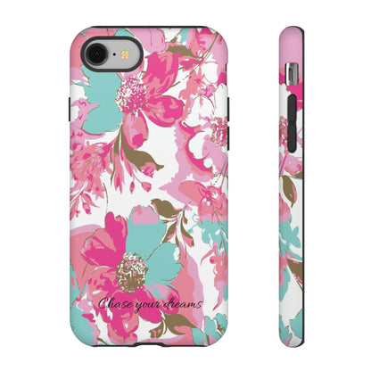 Chase your dreams: Artistic and elegant phone case for Apple iPhone, Samsung Galaxy and Pixel devices