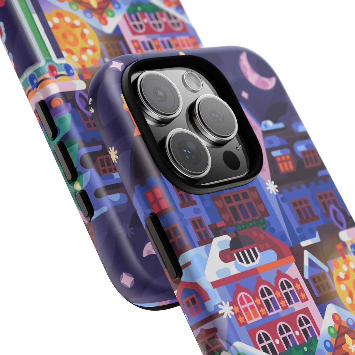 Christmas Fair in Old Town: Holiday-Themed case for iPhone, Samsung Galaxy and Google Pixel