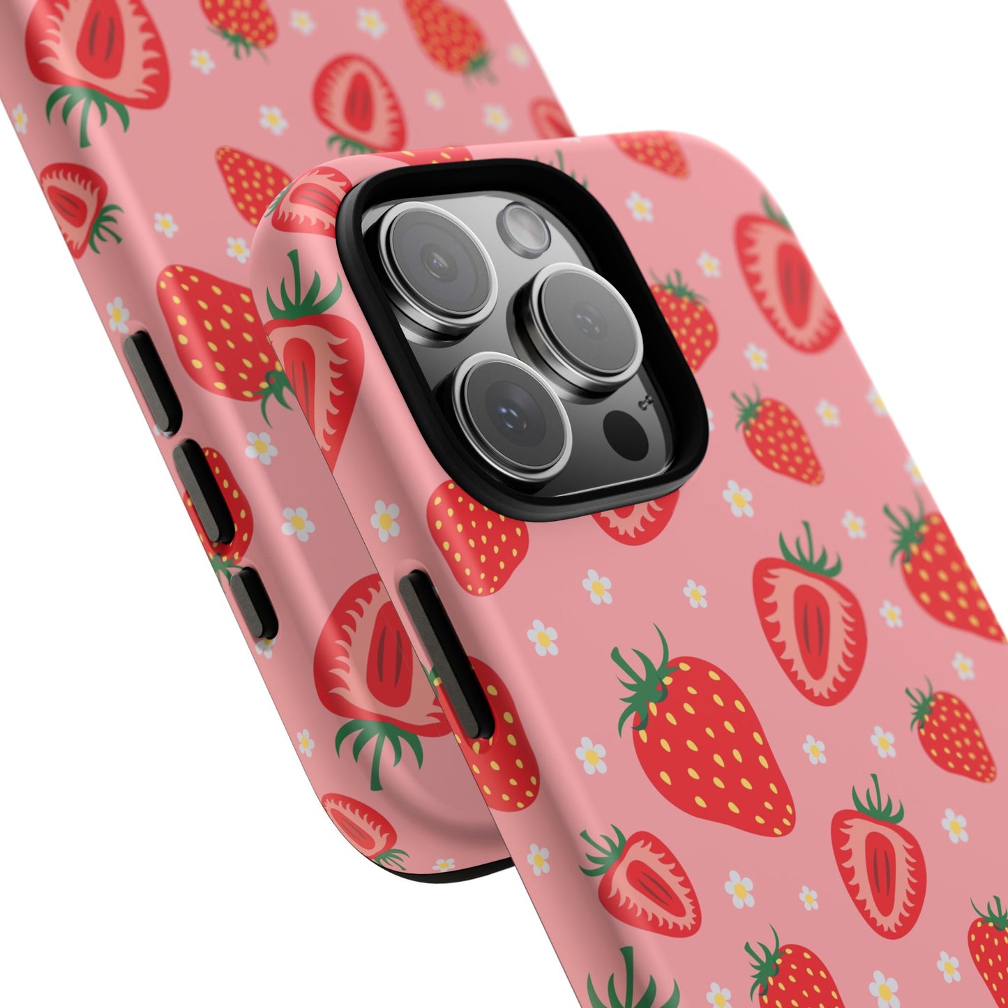 Berry Strawberry: Fruit-inspired phone case for iPhone, Samsung Galaxy and Google Pixel devices