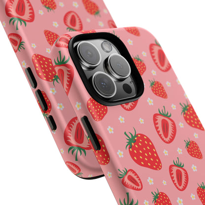 Berry Strawberry: Fruit-inspired phone case for iPhone, Samsung Galaxy and Google Pixel devices