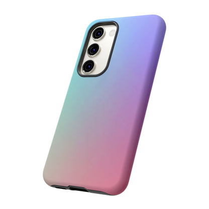 Cotton Candy: Quadcolor Pastel Gradient Tough Case for iPhone, Samsung Galaxy and Google Pixel devices