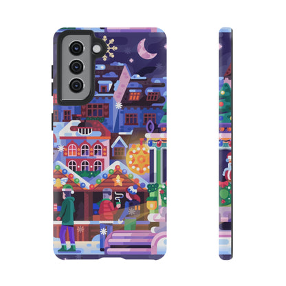 Christmas Fair in Old Town: Holiday-Themed case for iPhone, Samsung Galaxy and Google Pixel