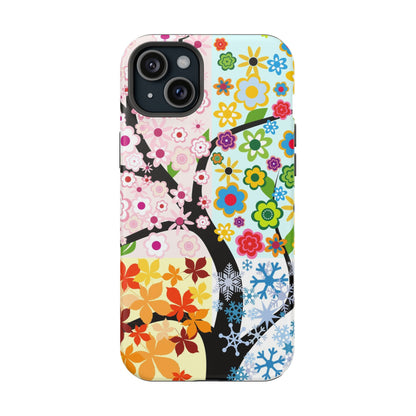 Four Seasons (MagSafe version): Fall, Winter, Spring and Summer inspired phone case for iPhone