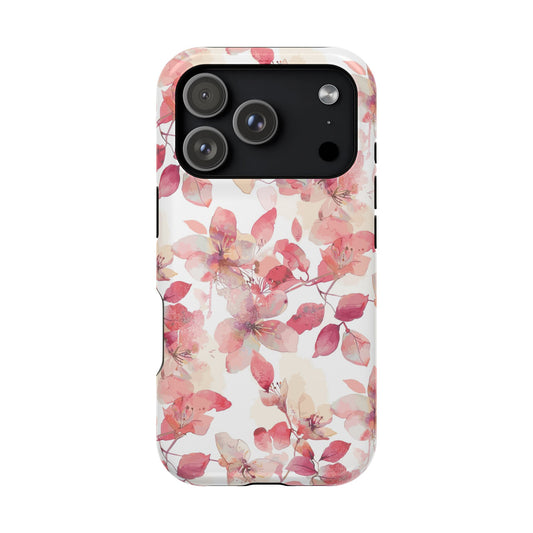 Watercolor Flowers: MagSafe case for iPhone