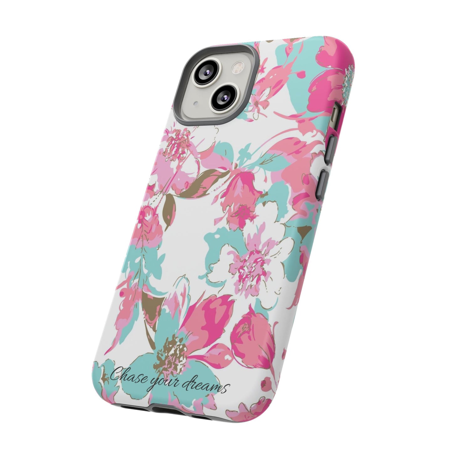 Chase your dreams: Artistic and elegant phone case for Apple iPhone, Samsung Galaxy and Pixel devices