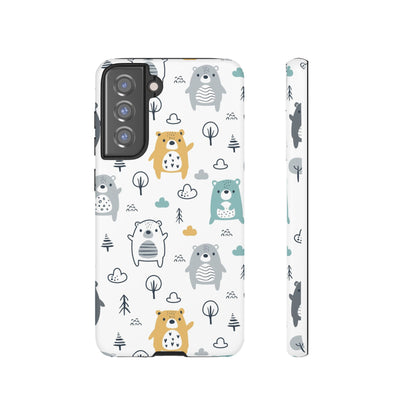 Bear Friends: Cute Phone Case for iPhone, Samsung Galaxy and Google Pixel devices