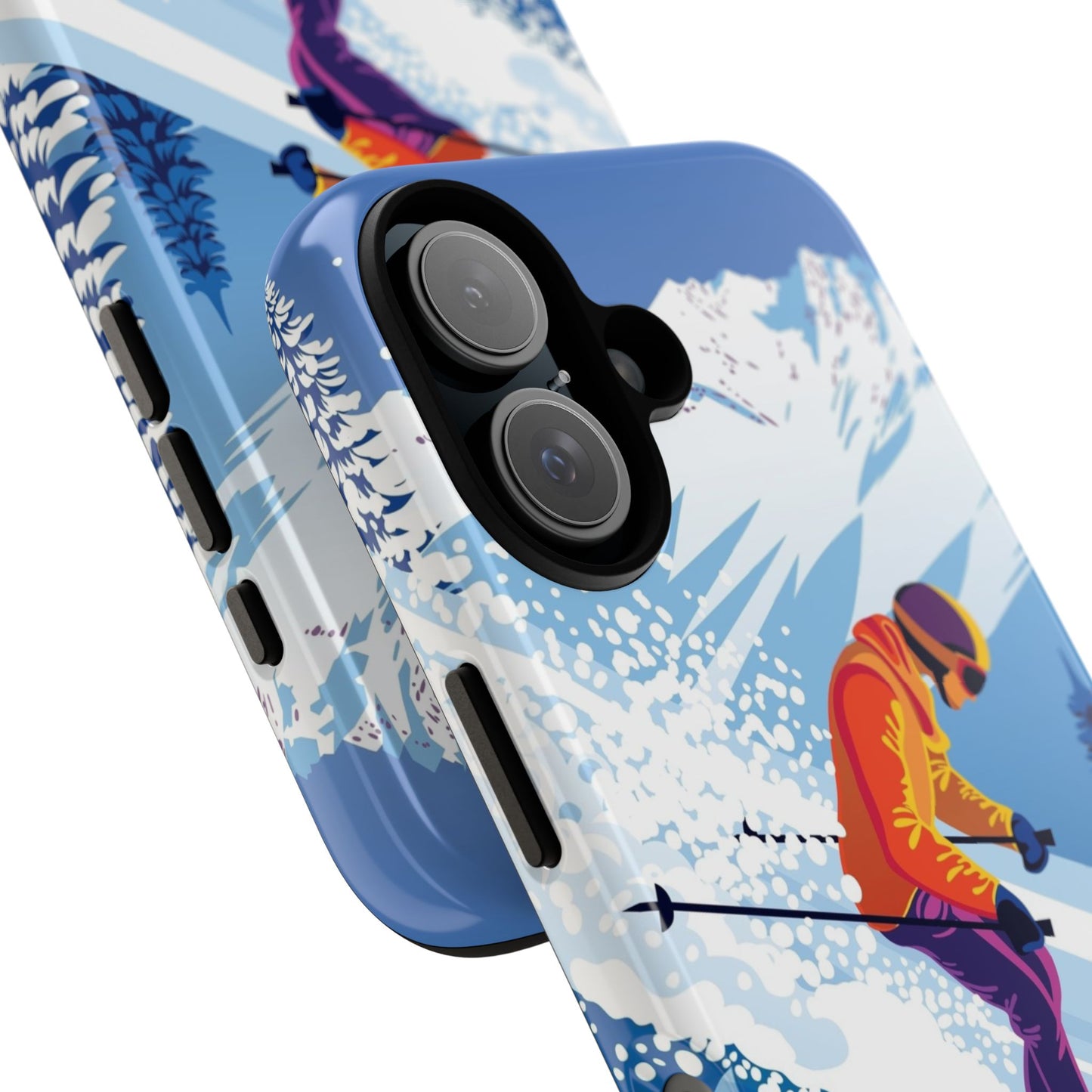 Glacier Rush: Ice Ski inspired phone case for iPhone, Samsung Galaxy and Google  Pixel devices