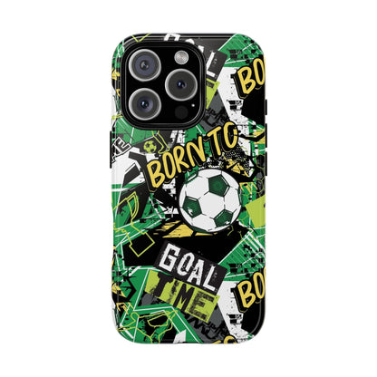 Born to Goal: Football-inspired phone case for iPhone and Samsung Galaxy