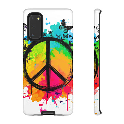 Peace Bloom: Inspiring Phone Case for iPhone and Samsung Galaxy
