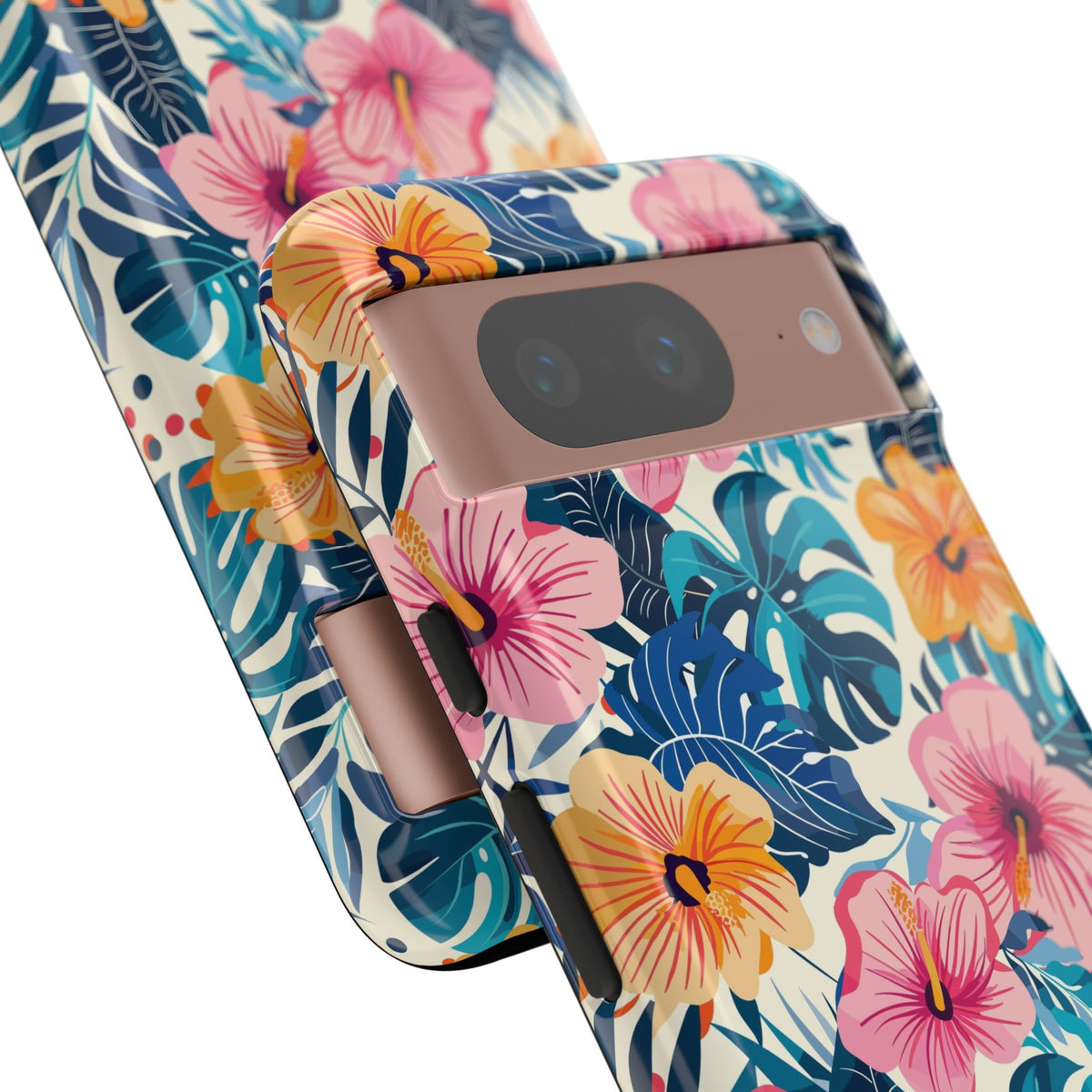 Hibiscus Bloom: Cute Floral Phone Case for iPhone, Samsung and Google Pixel
